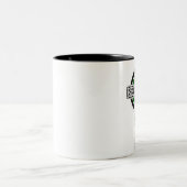 Keltisches Kreuz-Tasse Zweifarbige Tasse (Mittel)