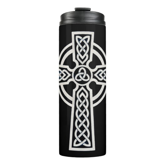Keltisches Kreuz Thermosbecher (Vorderseite)