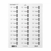 Keltisches Kreuz und Streifen (Vorne)