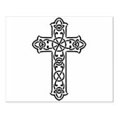 Keltisches Kreuz Zeichnend | keltisch Gummistempel (Prägung)