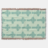 Keltisches Kreuzmuster-Kreuzwirbeldecke Decke (Vorderseite)