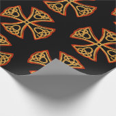 Keltisches Kreuzpapier Geschenkpapier (Ecke)