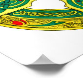 keltisches Kreuzposter Poster (Ecke)