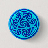 Keltisches Kunst- & Design-Abzeichen Button (Vorderseite)