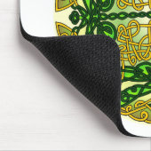 Keltisches Libellen-Grün Mousepad (Ecke)