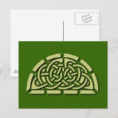 keltisches Muster Postkarte (Vorne/Hinten)