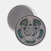 keltisches Pentagramm Magnet (Vorderseite/Rückseite)