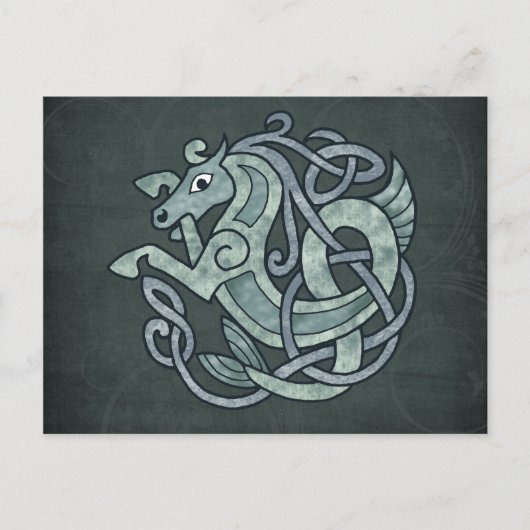 Keltisches Pferd Postkarte (Vorderseite)