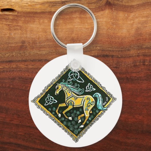 Keltisches Pferd Schlüsselanhänger (Vorderseite)