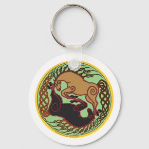 keltisches Pferdyin Yang Schlüsselanhänger