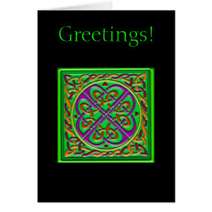 Keltisches quadratisches Grün