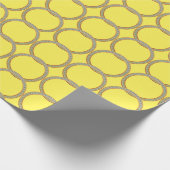 keltisches Ringgelb Geschenkpapier (Ecke)