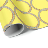 keltisches Ringgelb Geschenkpapier (Rolleneckpunkt)