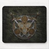 Keltisches Schild und Schwerter Mousepad (Vorne)