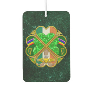 Keltisches Shamrock-Erbe-Symbol Irisch Inspiriert Autolufterfrischer