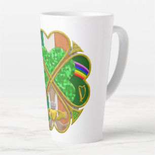 Keltisches Shamrock-Erbesymbol Irisch Inspiriert Milchtasse