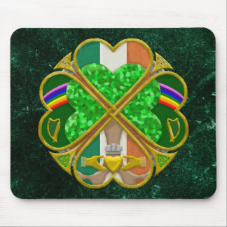 Keltisches Shamrock-Erbesymbol Irisch Inspiriert Mousepad