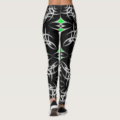 Keltisches Stammes- (Grün) Leggings (Rückseite)