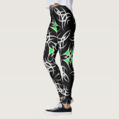 Keltisches Stammes- (Grün) Leggings (Links)