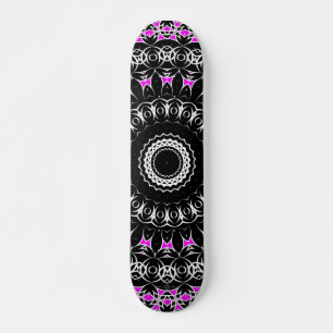 Keltisches Stammesmandala ( Rosa ) Skateboard
