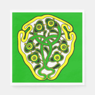 Keltisches Symbol Druck Serviette