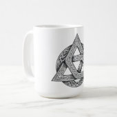 Keltisches Symbol, Trinity-Knoten Kaffeetasse (Vorderseite Links)