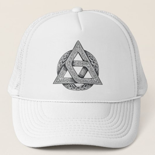 Keltisches Symbol, Trinity-Knoten Truckerkappe (Vorderseite)