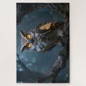 Keltisches Tier des Geistes Eule Puzzle (Vertikal)