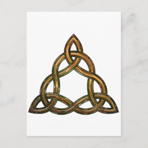 keltisches Triquetra Postkarte