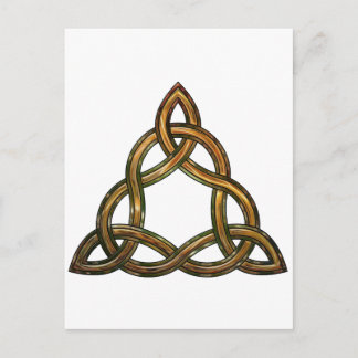 keltisches Triquetra Postkarte