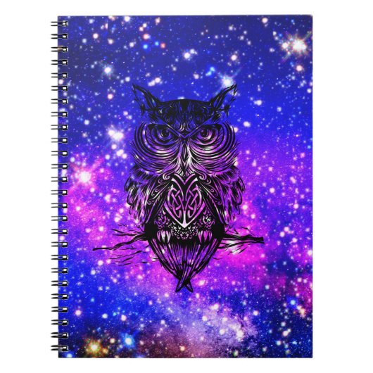 Keltisches Uhuniversum Notizblock (Vorderseite)