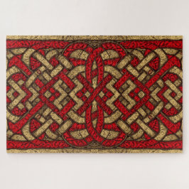Keltisches walisisches Knotwork-Jigsaw-Puzzle Puzzle
