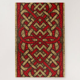 Keltisches walisisches Knotwork-Jigsaw-Puzzle Puzzle
