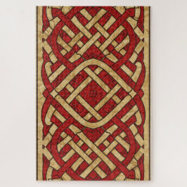 Keltisches walisisches Knotwork-Jigsaw-Puzzle Puzzle