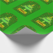 Keltisches Weihnachtsbaumwrapping-Papier Geschenkpapier (Ecke)