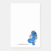 Kelvin die Drache-Post-It Post-it Klebezettel (Vorderseite)