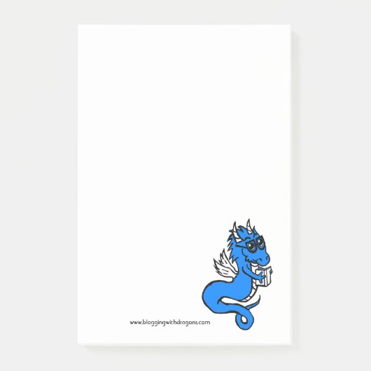 Kelvin die Drache-Post-It Post-it Klebezettel (Vorderseite)