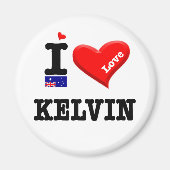 KELVIN - I Liebe Magnet (Vorne)