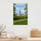 Kelvingrove Park Glasgow Reiseplakat Poster (Küche)