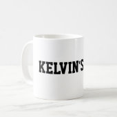 KELVINS Tasse (Vorderseite Links)
