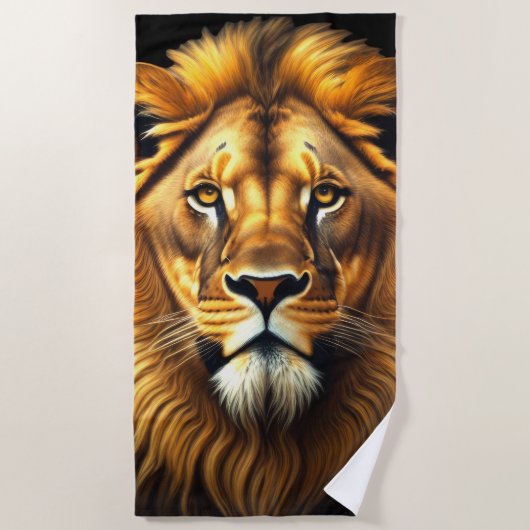 Kely Lion Strandtuch (Vorderseite)