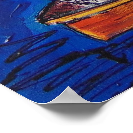 Kemah, Texas um die 70er Poster (Ecke)