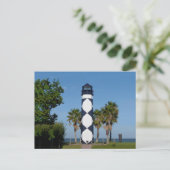 Kemah, TX Lighthousepostcard Postkarte (Stehend Vorderseite)