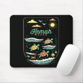 Kemah Tx Niedliche Strandferien Meeresschildkröten Mousepad (Mit Mouse)
