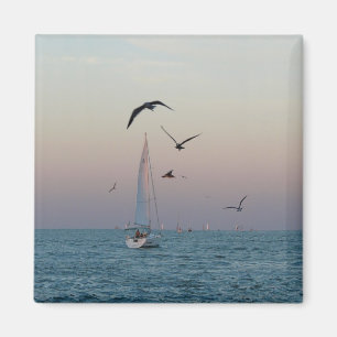 Kemah, TX Segelbootmagnet Magnet