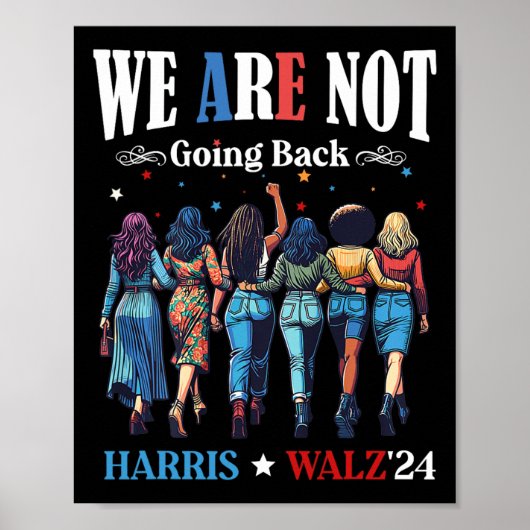 Kemala Harris Waltz 24 Frau Pr Poster (Vorne)