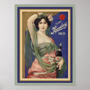 Kembang Bier-Vintages Anzeigen-Plakat 12 x 16 Poster