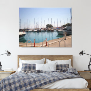 Kemer Yachthafen Leinwanddruck