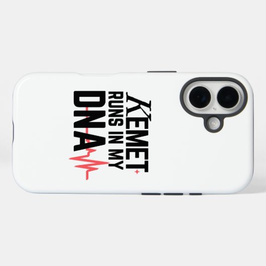 Kemet Runs in My DNA | iPhone / iPad case (Rückseite (Horizontal))