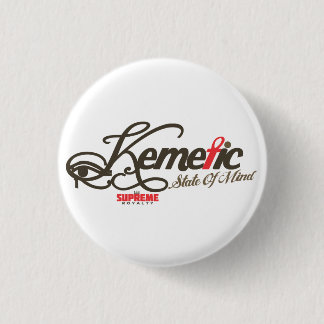 Kemetic Staat des Sinnesknopfes (Rot/Brown) Button